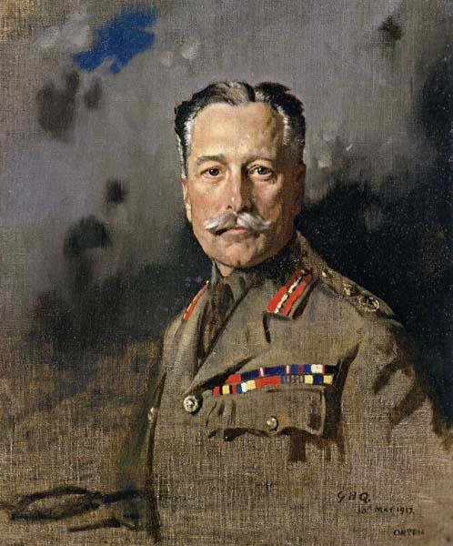 Sir William Orpen Field-Marshal Sir Douglas Haig,KT.GCB.GCVO,KCIE,Comander-in-Chief,France Spain oil painting art